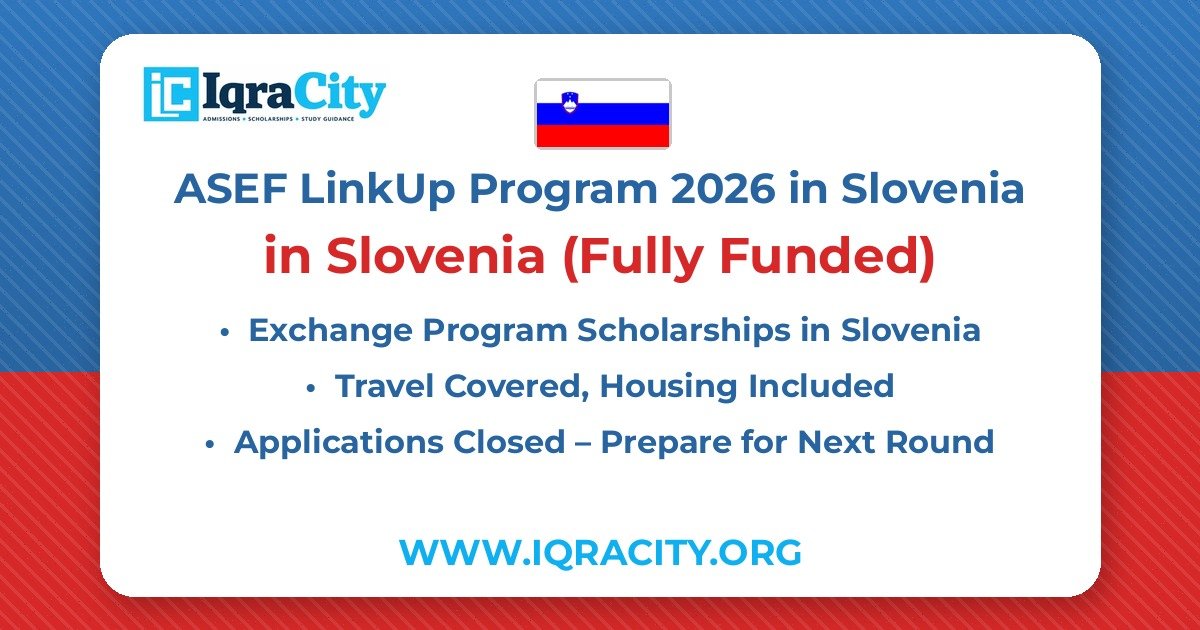 ASEF LinkUp Program 2026 in Slovenia – Fully Funded Exchange Program 2026