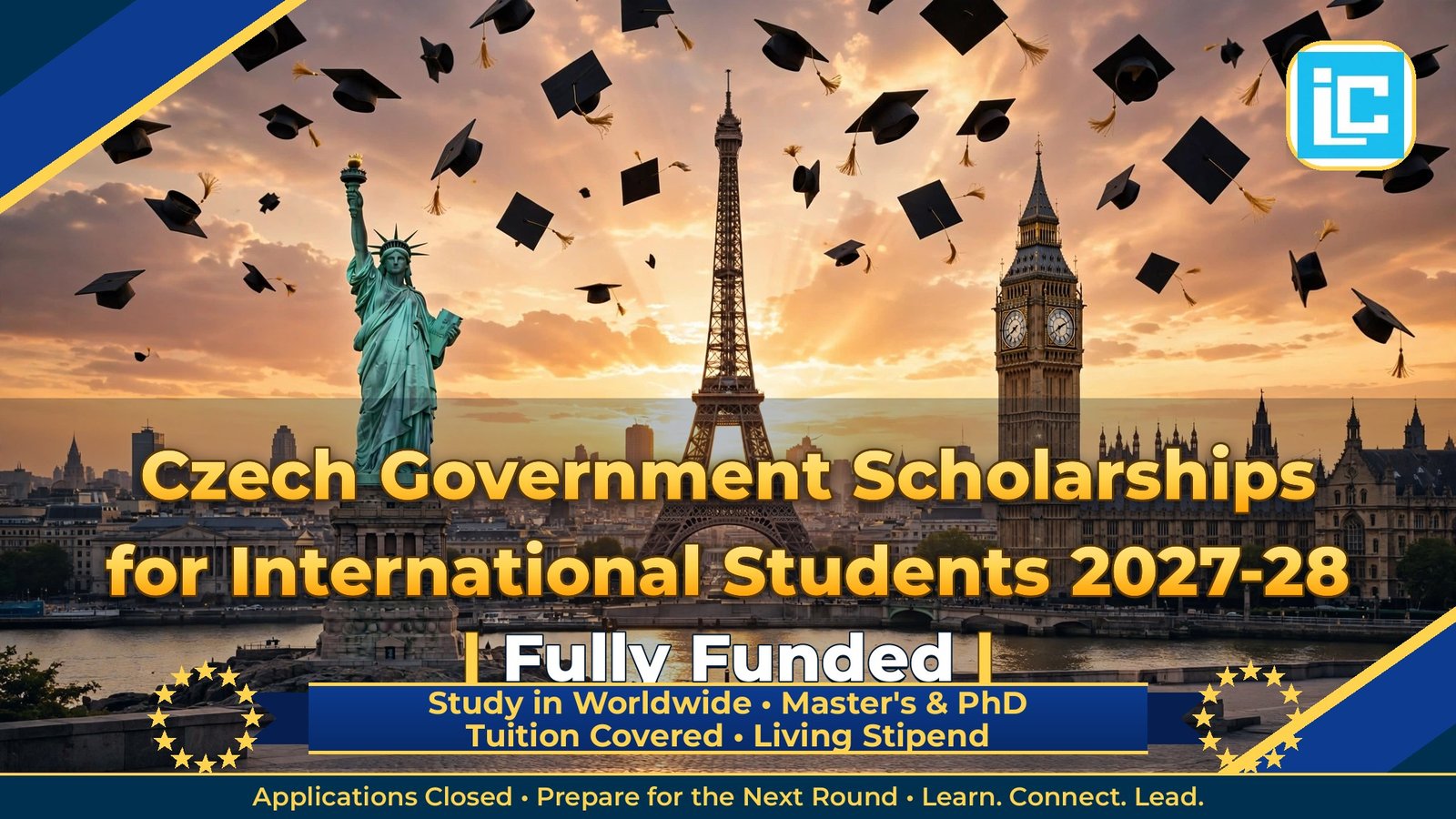 Czech Government Scholarships for International Students 2027-28 – Fully Funded Master's & PhD 2027