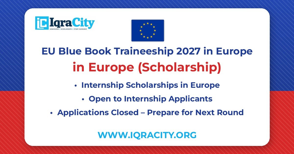 EU Blue Book Traineeship 2027 in Europe – Scholarship Internship 2027