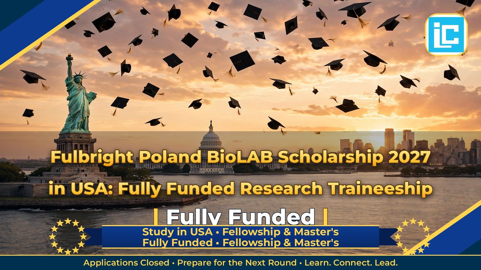 Fulbright Poland BioLAB Scholarship 2027 in USA: Fully Funded Research Traineeship – Fully Funded Fellowship & Master's 2027