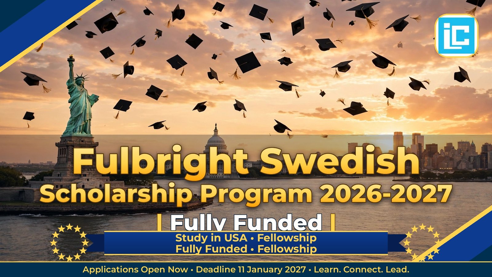 Fulbright Swedish Scholarship Program 2026-2027 – Fully Funded Fellowship 2026