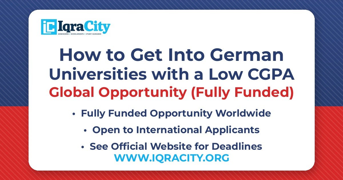 How to Get Into German Universities with a Low CGPA: Practical Guide