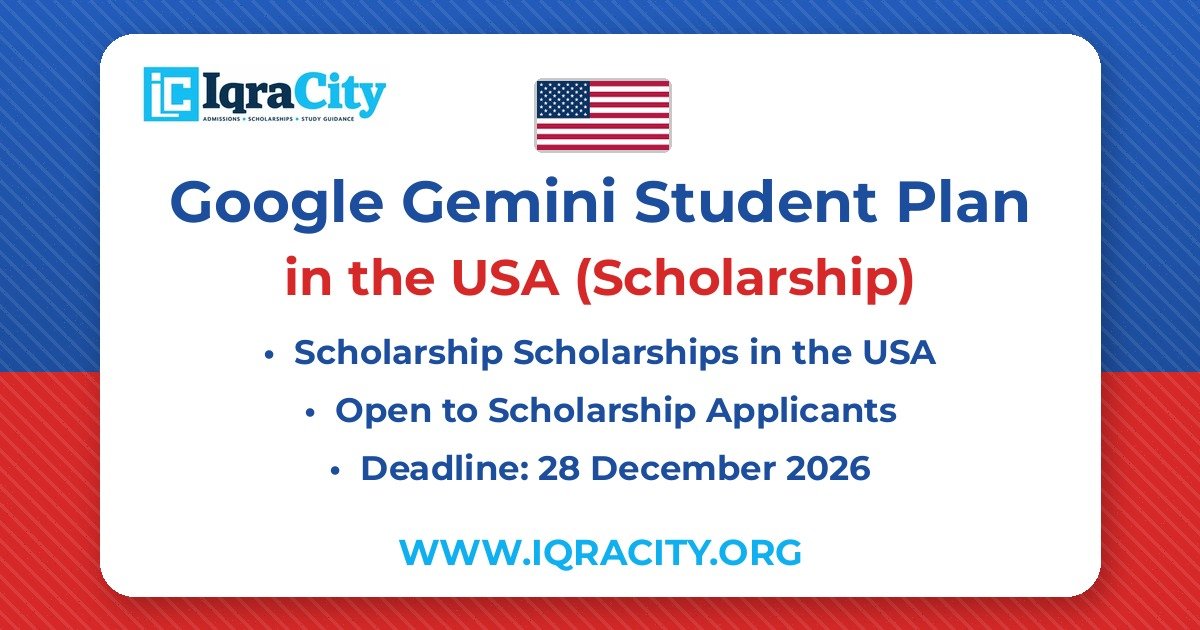 Google Gemini Student Plan 2026 – Scholarship Scholarship 2026
