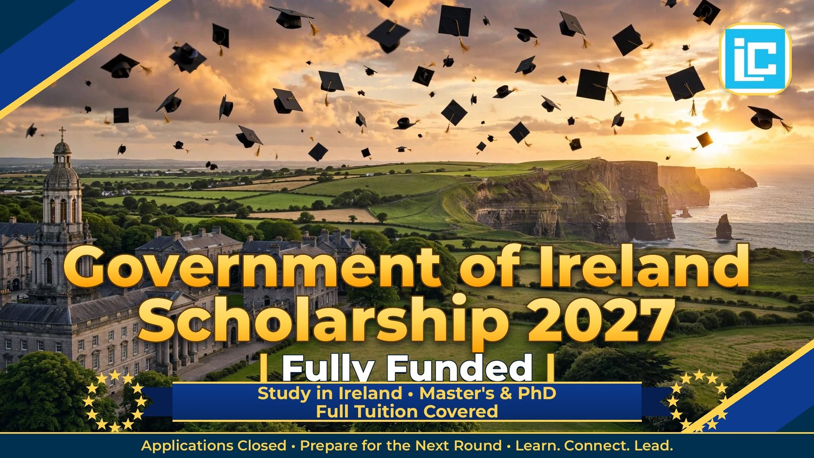 Government of Ireland Scholarship 2027 – Fully Funded Master's & PhD 2027