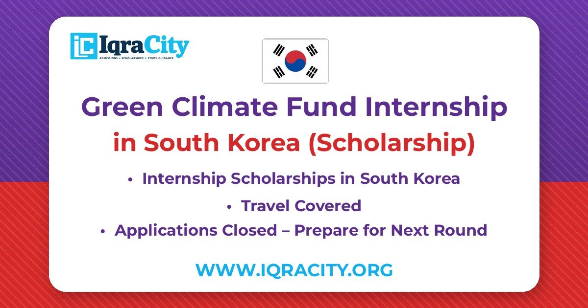Green Climate Fund Internship 2026 – Scholarship Internship 2026