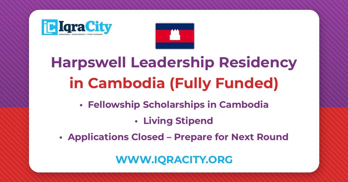 Harpswell Leadership Residency 2027 – Fully Funded Fellowship 2027