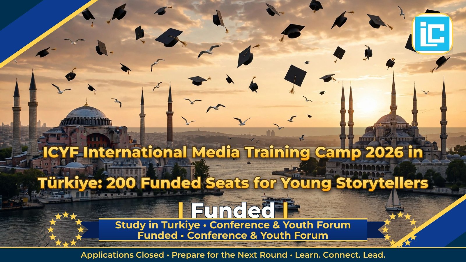 ICYF International Media Training Camp 2026 in Türkiye: 200 Funded Seats for Young Storytellers – Funded Conference & Youth Forum 2026