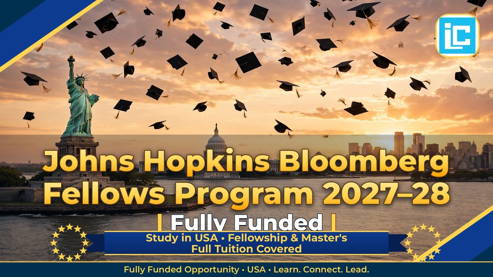Johns Hopkins Bloomberg Fellows Program 2027–28 – Fully Funded Fellowship & Master's 2027
