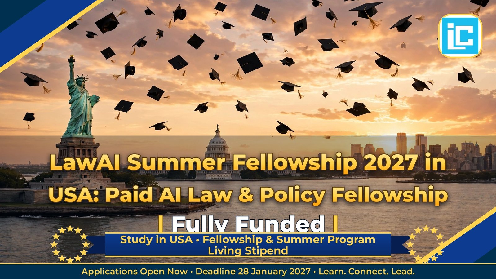 LawAI Summer Fellowship 2027 in USA: Paid AI Law & Policy Fellowship – Fully Funded Fellowship & Summer Program 2027