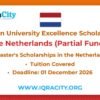 Leiden University Excellence Scholarship 2027 – Partial Funding Master's 2027
