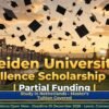 Leiden University Excellence Scholarship 2027 – Partial Funding Master's 2027