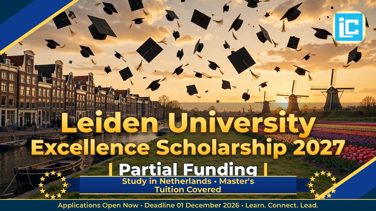 Leiden University Excellence Scholarship 2027 – Partial Funding Master's 2027