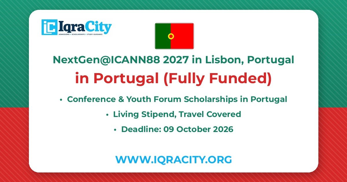 NextGen@ICANN88 2027 in Lisbon, Portugal – Fully Funded Conference & Youth Forum 2027