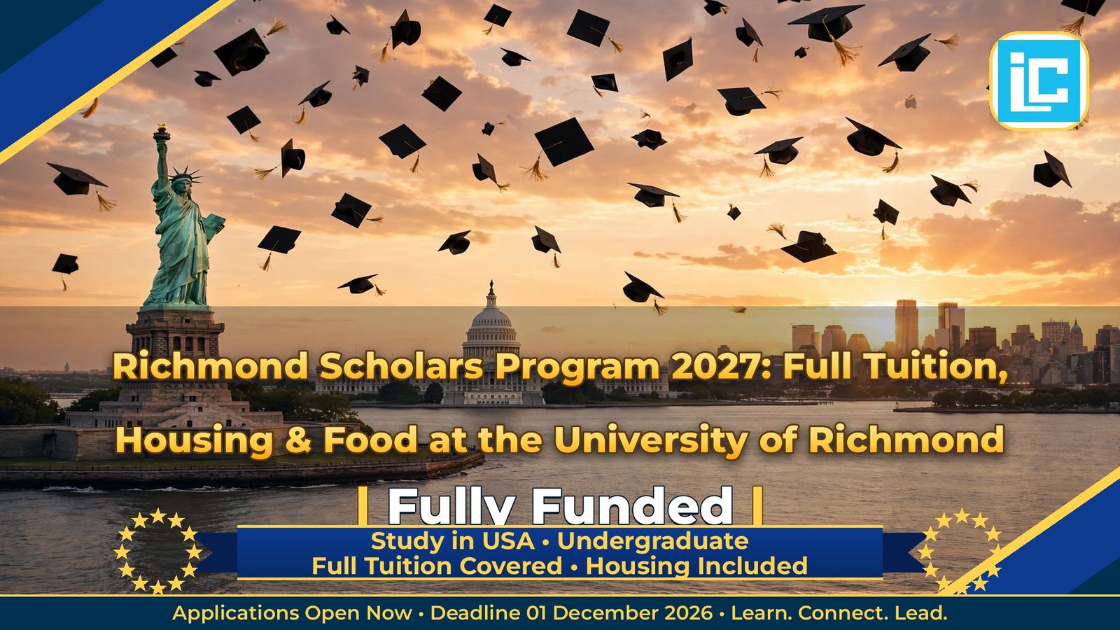 Richmond Scholars Program 2027: Full Tuition, Housing & Food at the University of Richmond – Fully Funded Undergraduate 2027