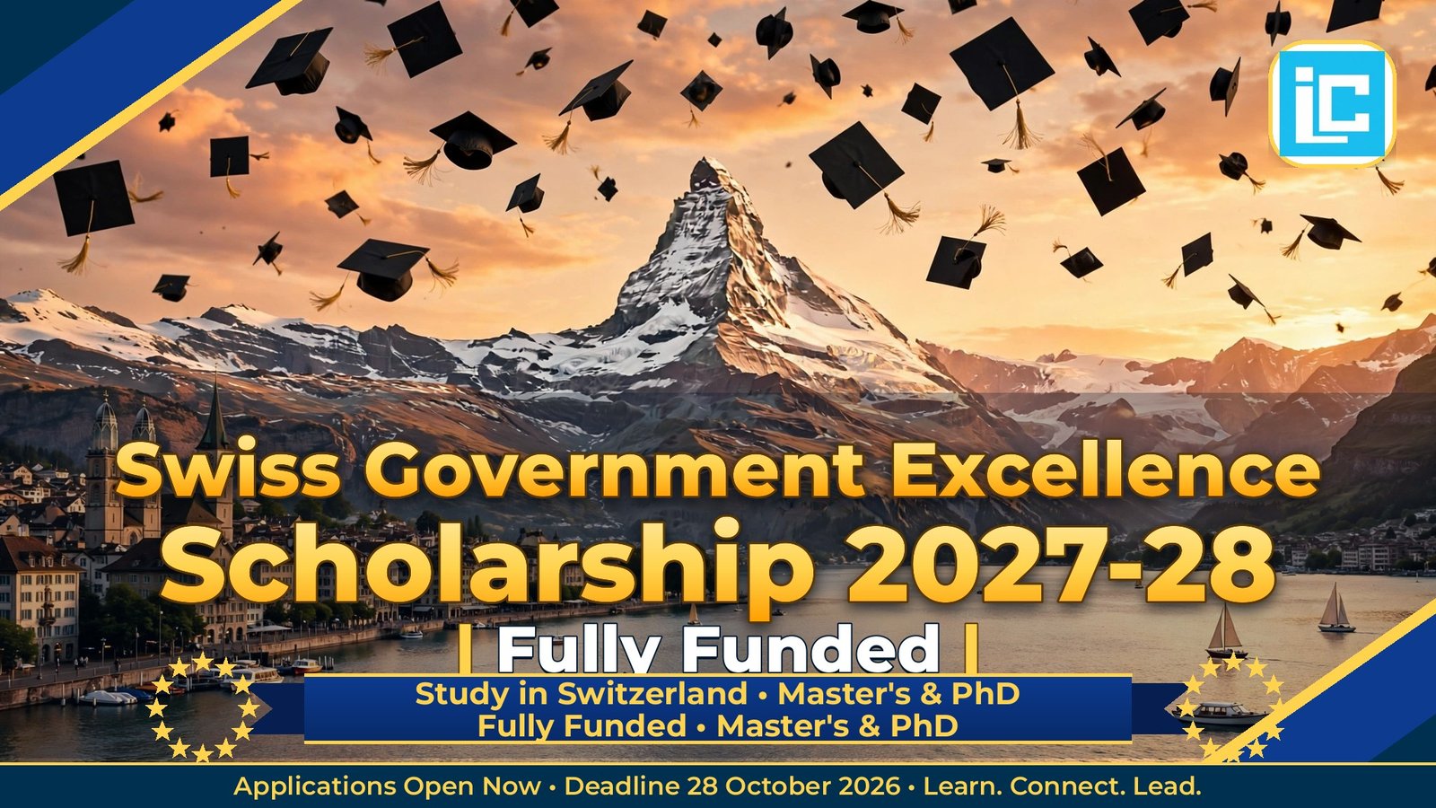 Swiss Government Excellence Scholarship 2027-28 – Fully Funded Master's & PhD 2027