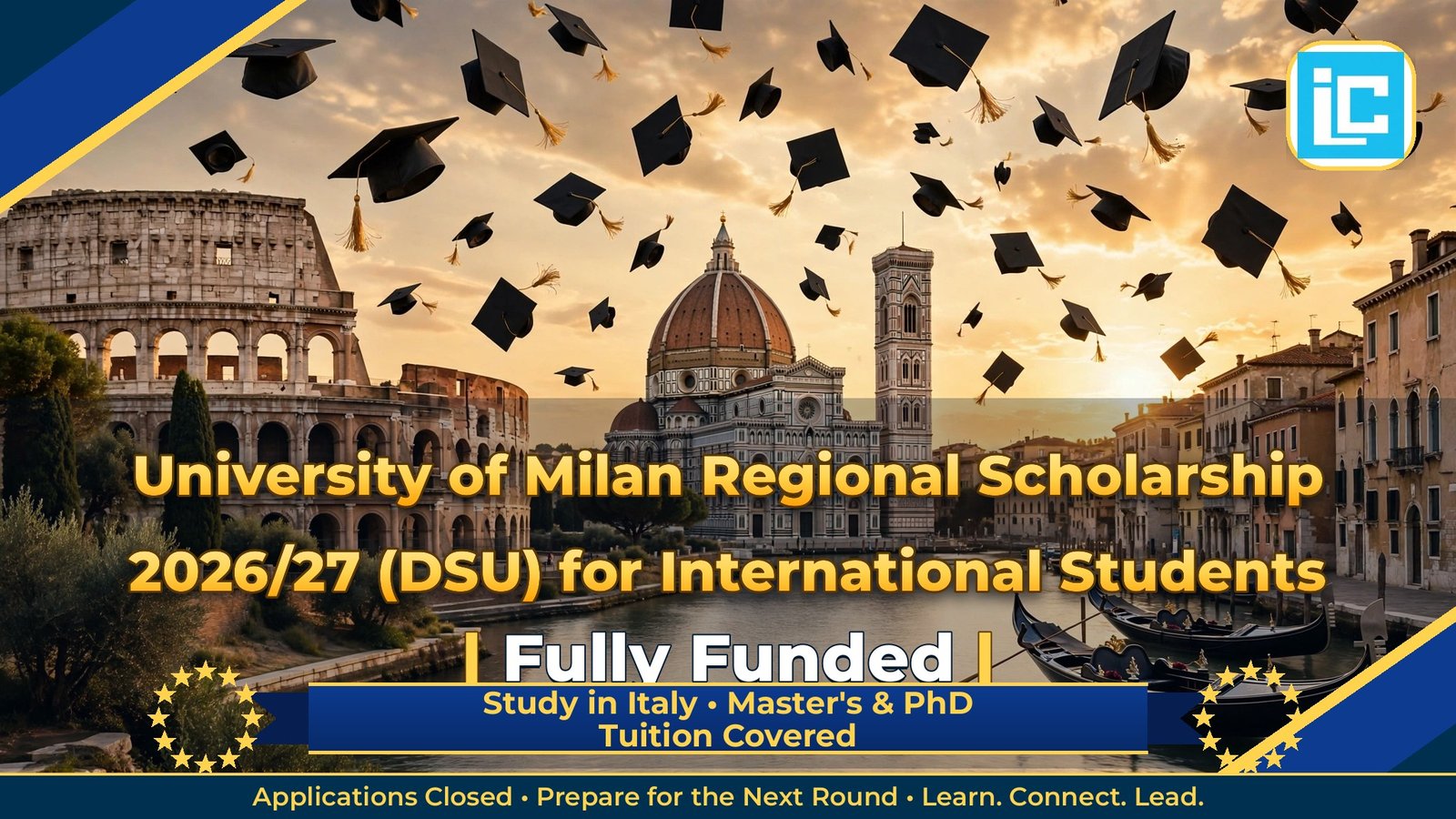 University of Milan Regional Scholarship 2026/27 (DSU) for International Students – Fully Funded Master's & PhD 2026