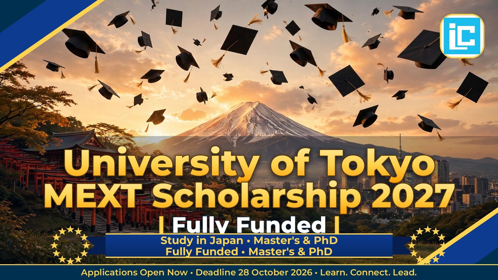 University of Tokyo MEXT Scholarship 2027 – Fully Funded Master's & PhD 2027